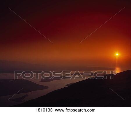Stock Image - Sligo Bay from Knocknarea, Co Sligo, Ireland. Fotosearch