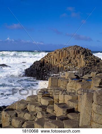 The Giant's Causeway, Co Antrim, Ireland View Large Photo Image Stock Photo - The Giant's Causeway, Co Antrim, Ireland. Fotosearch