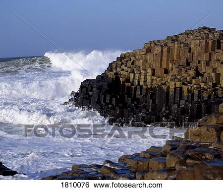 Stock Photograph - The Giant's Causeway, Co Antrim, Ireland. Fotosearch