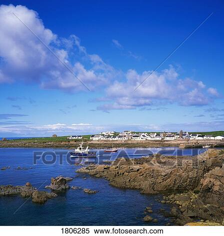 Stock Photography - Tory Island ferry, Co Donegal, Ireland. Fotosearch