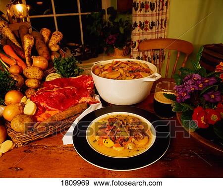 Stock Photo - Traditional Irish meat casserole. Fotosearch