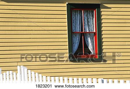 A window and a white picket fence View Large Photo Image Stock Image - A window and a white picket fence. Fotosearch
