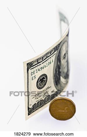 American and Canadian currency View Large Photo Image Stock Photo - American and Canadian currency . Fotosearch
