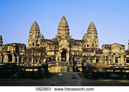 Angkor Wat Temple, Cambodia View Large Photo Image Stock Image - Angkor Wat Temple, Cambodia. Fotosearch