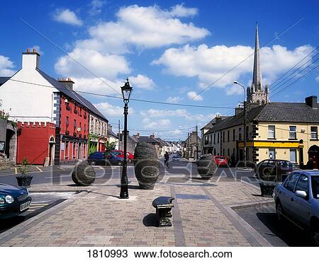 Stock Image - Bagenalstown, Co Carlow, Ireland. Fotosearch