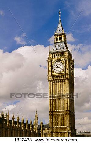 Stock Photo - Big Ben, the Houses of Parliament, London, England. Fotosearch