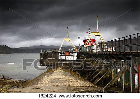 Boats in the dock, Lochaline, Scotland View Large Photo Image Picture - Boats in the dock, Lochaline, Scotland. Fotosearch