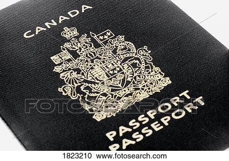 Stock Image - Canadian Passport. Fotosearch