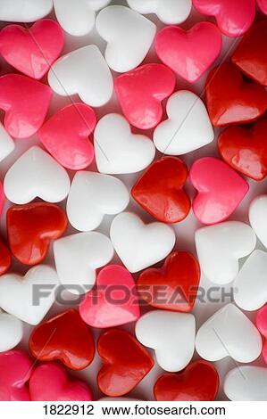 Stock Image - Candy hearts. Fotosearch