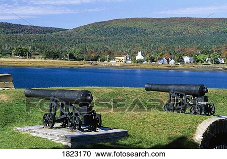 Cannons at Fort Anne National Historic Park, Annapolis Royal, Nova Scotia, Canada View Large Photo Image Stock Image - Cannons at Fort Anne National Historic Park, Annapolis Royal, Nova Scotia, Canada. Fotosearch