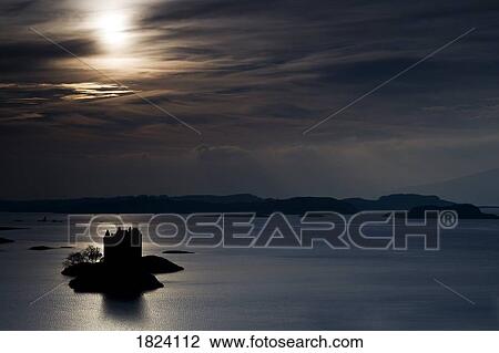 Castle Stalker, Scotland View Large Photo Image Stock Image - Castle Stalker, Scotland. Fotosearch