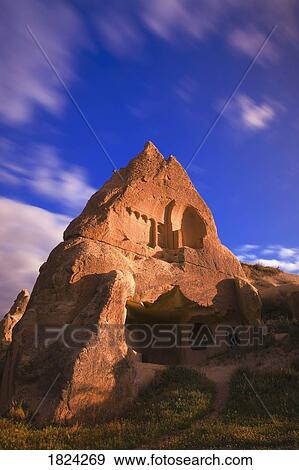 Cave Dwelling, Goreme valley, Cappadocia, Anatolia, Turkey View Large Photo Image Stock Photo - Cave Dwelling, Goreme valley, Cappadocia, Anatolia, Turkey . Fotosearch