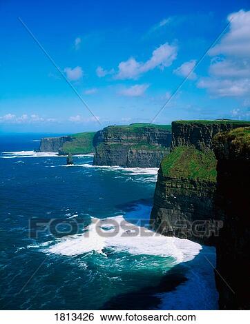 Cliffs of Moher, Co Clare, Ireland View Large Photo Image Stock Photograph - Cliffs of Moher, Co Clare, Ireland. Fotosearch