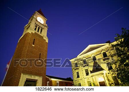 Clock Tower, Niagara on the Lake, Ontario, Canada View Large Photo Image Stock Photograph - Clock Tower, Niagara on the Lake, Ontario, Canada. Fotosearch
