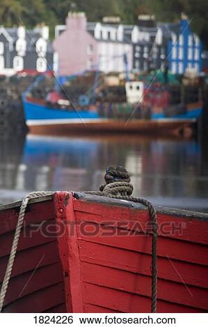 Closeup of a boat, Tobermory, Isle of Mull, Scotland View Large Photo Image Stock Photograph - Closeup of a boat, Tobermory, Isle of Mull, Scotland. Fotosearch