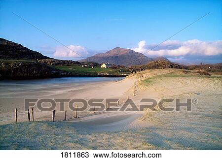 Co Galway, Connemara near Gowlaun, Ireland View Large Photo Image Stock Image - Co Galway, Connemara near Gowlaun, Ireland. Fotosearch