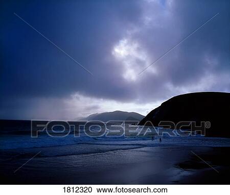 Coomenoole Beach, Slea Head, Dingle Peninsula, Co Kerry, Ireland View Large Photo Image Stock Image - Coomenoole Beach, Slea Head, Dingle Peninsula, Co Kerry, Ireland. Fotosearch