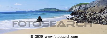 Coumeenoole Beach, Co Kerry, Ireland View Large Photo Image Stock Photo - Coumeenoole Beach, Co Kerry, Ireland. Fotosearch