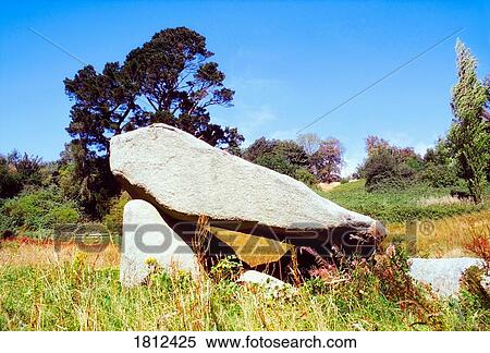 Stock Photography - Dolmen, Brennanstown, Co Dublin, Ireland. Fotosearch
