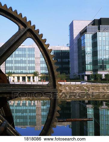 Stock Photograph - Dublin City, Co Dublin, Ireland, International Financial Services Centre (IFSC). Fotosearch