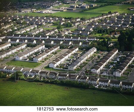 Stock Image - Dublin housing, Co Dublin, Ireland. Fotosearch
