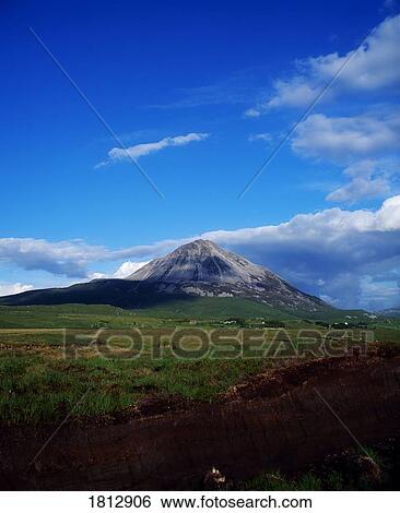 Errigal Mountain, Co Donegal, Ireland View Large Photo Image Stock Photograph - Errigal Mountain, Co Donegal, Ireland. Fotosearch