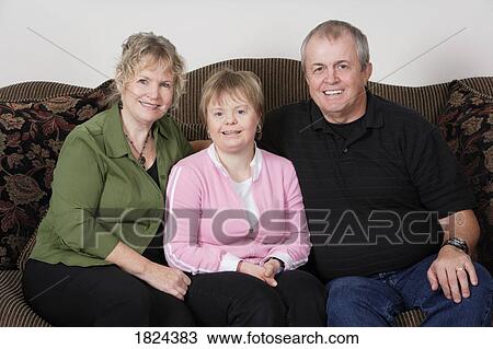 Stock Image - Family portrait. Fotosearch