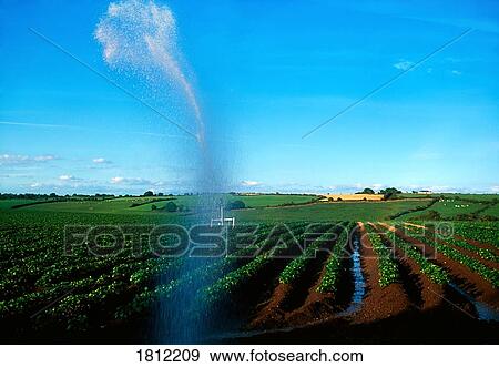 Farm irrigation, Co Waterford, Ireland View Large Photo Image Stock Photo - Farm irrigation, Co Waterford, Ireland. Fotosearch