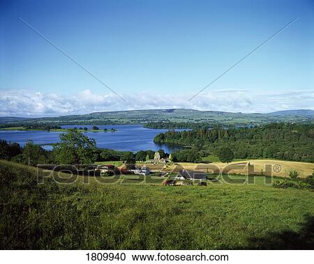 Farmscape near Ballindoon Friary, Lough Arrow, Co Sligo, Ireland View Large Photo Image Stock Image - Farmscape near Ballindoon Friary, Lough Arrow, Co Sligo, Ireland. Fotosearch