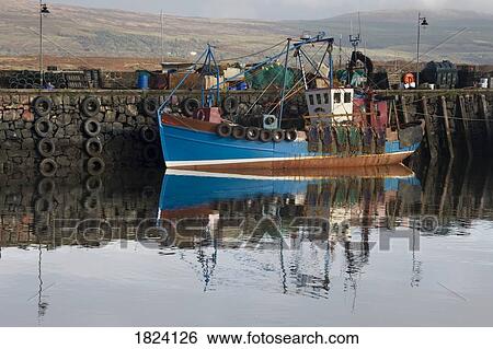 Fishing boat, Tobermory, Isle of Mull, Scotland View Large Photo Image Stock Photograph - Fishing boat, Tobermory, Isle of Mull, Scotland. Fotosearch