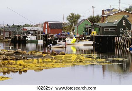 Fishing Village of West Dover, Newfoundland, Canada View Large Photo Image Stock Photo - Fishing Village of West Dover, Newfoundland, Canada. Fotosearch