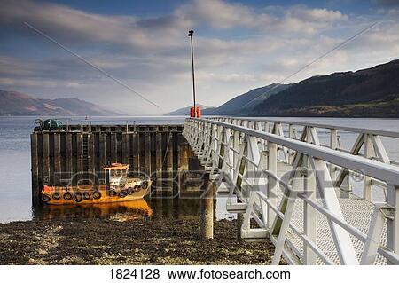 Fishnish ferry terminal on the Isle of Mull, Scotland View Large Photo Image Stock Photo - Fishnish ferry terminal on the Isle of Mull, Scotland. Fotosearch