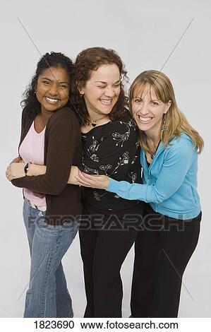 Stock Image - Friends. Fotosearch