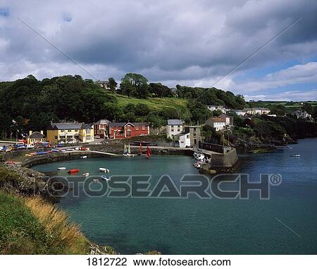 Stock Image - Glandore Harbour, Co Cork, Ireland. Fotosearch