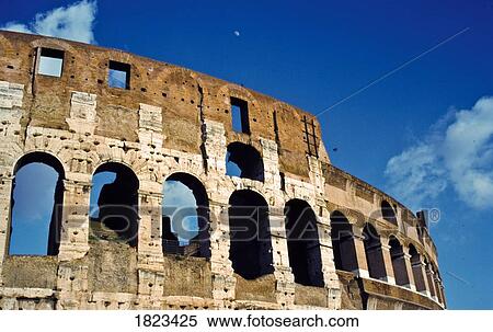 Stock Photography - he Colosseum, Rome, Italy, completed in 80 AD. Fotosearch