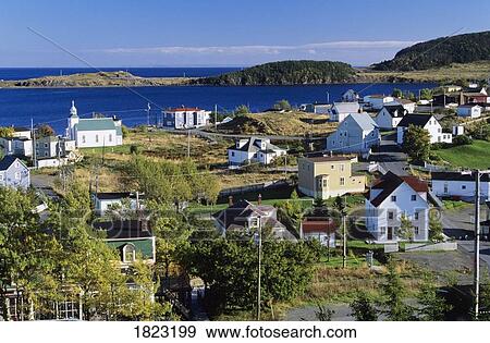Historic fishing village of Trinity, Newfoundland, Canada View Large Photo Image Stock Photo - Historic fishing village of Trinity, Newfoundland, Canada. Fotosearch