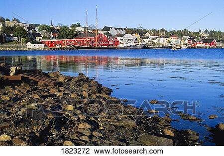 Historic Lunenburg Waterfront, Lunenburg, Nova Scotia, Canada View Large Photo Image Stock Image - Historic Lunenburg Waterfront, Lunenburg, Nova Scotia, Canada. Fotosearch