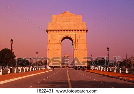 Stock Image - India Gate, New Delhi, India. Fotosearch