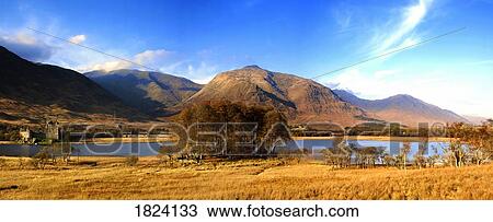 Kilchurn castle, Loch Awe, Scotland View Large Photo Image Stock Image - Kilchurn castle, Loch Awe, Scotland. Fotosearch