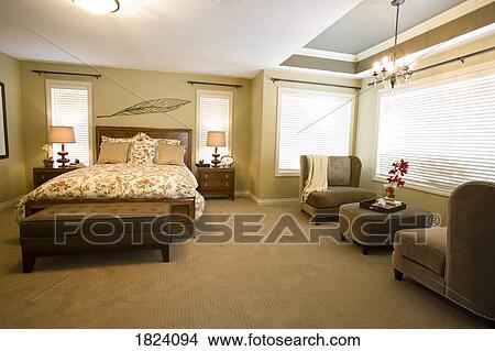 Large bedroom View Large Photo Image Picture - Large bedroom. Fotosearch