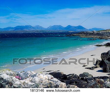 Mannin Bay, Connemara, Co Galway, Ireland View Large Photo Image Stock Photograph - Mannin Bay, Connemara, Co Galway, Ireland. Fotosearch