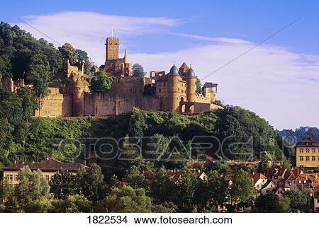 Picture - Miltenberg Castle, Miltenberg, Bavaria, Germany. Fotosearch