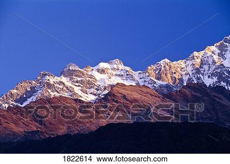 Mountains, Annapurna Sanctuary, Nepal View Large Photo Image Picture - Mountains, Annapurna Sanctuary, Nepal. Fotosearch
