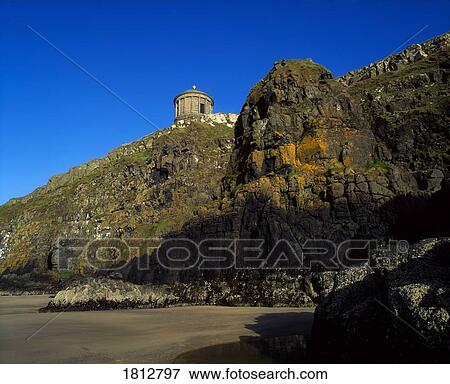 Stock Photo - Mussenden Temple, Co Derry, Ireland. Fotosearch