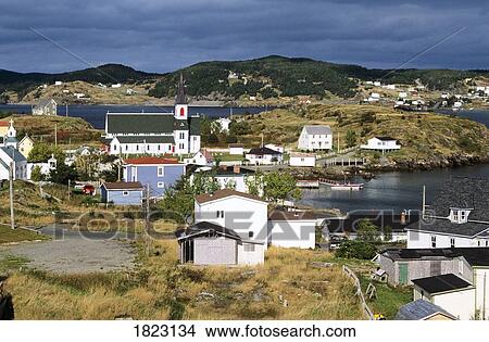 Overview of historic Trinity, Newfoundland, Canada View Large Photo Image Picture - Overview of historic Trinity, Newfoundland, Canada. Fotosearch