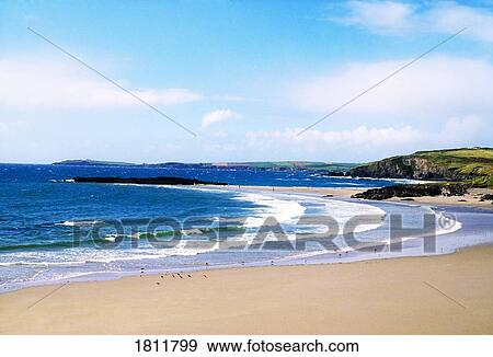 Stock Photo - Ownahincha beach, County Cork, Ireland. Fotosearch