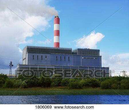 Peat burning power station, Shannonbridge, Ireland View Large Photo Image Stock Photo - Peat burning power station, Shannonbridge, Ireland. Fotosearch