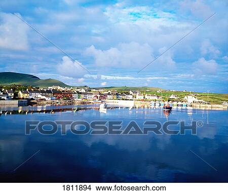 Portmagee, Ring of Kerry, Co Kerry, Ireland View Large Photo Image Picture - Portmagee, Ring of Kerry, Co Kerry, Ireland. Fotosearch