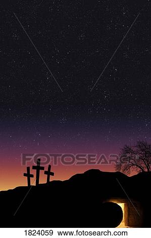 Resurrection morning View Large Photo Image Stock Photo - Resurrection morning. Fotosearch
