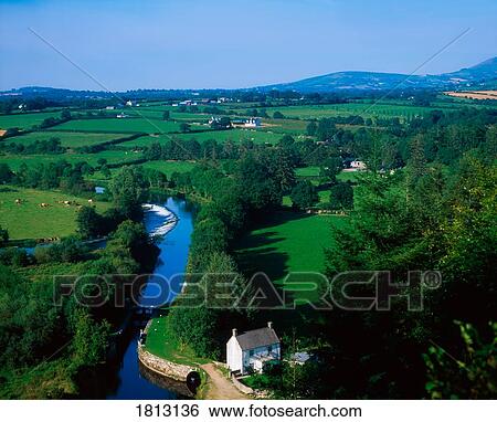 Stock Photograph - River Barrow near Graiguenamanagh, Co Kilkenny, Ireland. Fotosearch